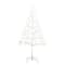 4ft. Pre-Lit Artificial White Starburst Tree, Fairy Warm White LED Lights